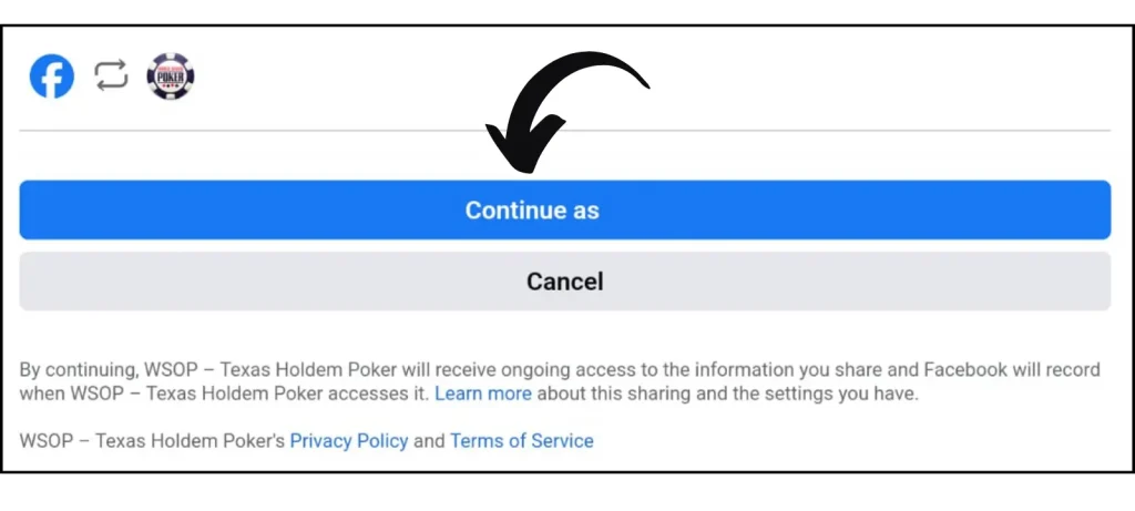 How to WSOP Login with Facebook Easy Guide? 3 login guide 2